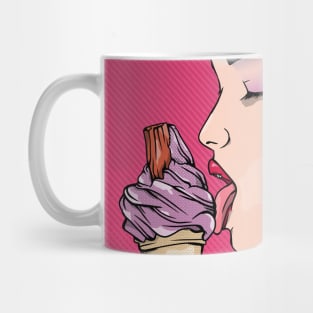 Eating Ice Cream Mug